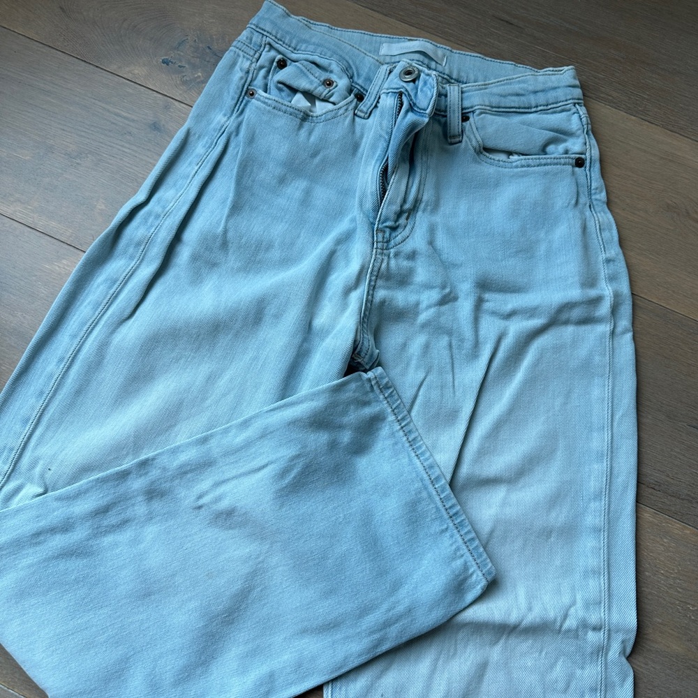 Uniqlo jeans worn in